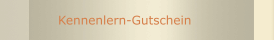Kennenlern-Gutschein